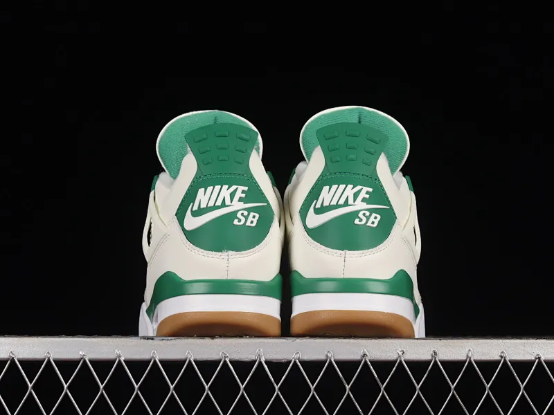 All categories Air Jordan Jordan series basketball shoes Air Jordan 4 Nk SB x Air Jordan 4 "Pine Green" AJ4 Joe 4 joint white green DR5415-103